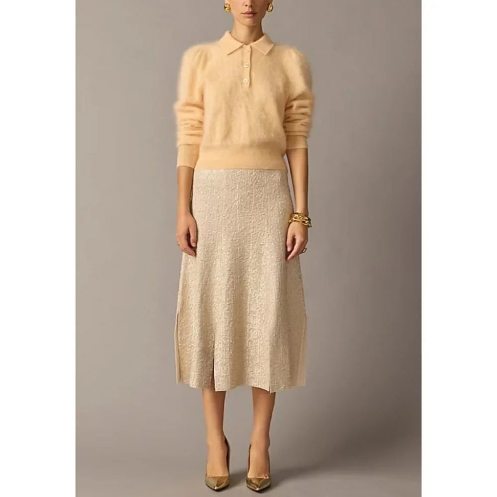J.Crew Collection sequin sweater slip skirt - Picture 1 of 11